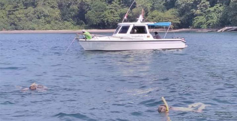 diving, snorkeling, fishing